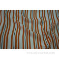 100% Polyester Sea Island Yarn Stripe Print Fabric